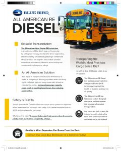 All American RE Diesel Spec Sheet Pack of 50