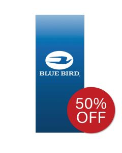 Blue Bird Logo Banner 33"x80"