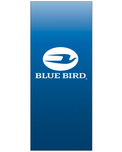 Blue Bird Logo Banner 33"x80"