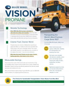 Vision Propane Spec Sheet Packs of 50